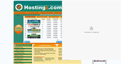 Desktop Screenshot of hostingz.com