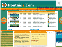 Tablet Screenshot of hostingz.com